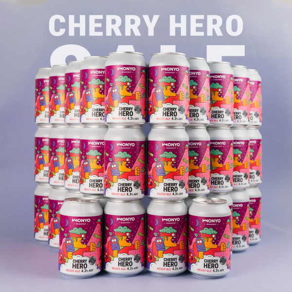 Cherry Hero - nagy pakk - 36 x 0,33l