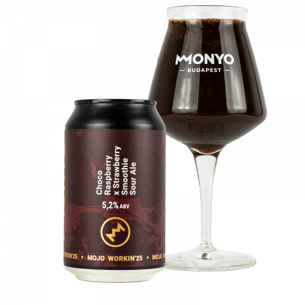 MOJO WORKIN'25: Choco Raspberry x Strawberry Smoothie Sour Ale 5.2% 0.33l