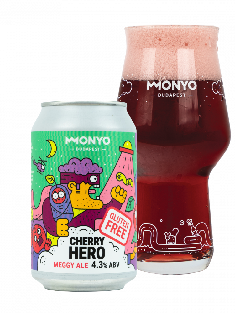 Gluténmentes Cherry Hero 4.3% 0.33l can