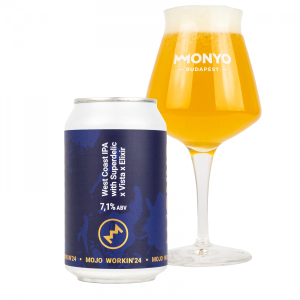 MOJO WORKIN'24: West Coast IPA with Superdelic x Vista x Elixir 7.1% 0.33l